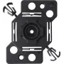 Bachmann 375.542 Vienvietė 50x50 mm prietaisų montavimo plokštė, juoda