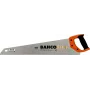 Bahco 16 colių hardpoint rankinis pjūklas su XT dantukais, 7/8 TPI, ergonomiška dviejų medžiagų rankena, apsauginė nuo rūdžių danga, skirta medienai, drožlių plokštėms ir fanerai (08NP16U78HP)