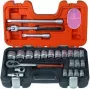 Bahco S240 24 dalių 1/2 inch pavaros lizdų rinkinys (10-32 mm)