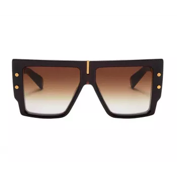 BALMAIN Moteriški akiniai nuo saulės BPS-144C-57 Cat Eye Acetate Rėmelis Pilki Lęšiai 57/14/145 mm