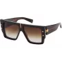 BALMAIN Moteriški akiniai nuo saulės BPS-144C-57 Cat Eye Acetate Rėmelis Pilki Lęšiai 57/14/145 mm