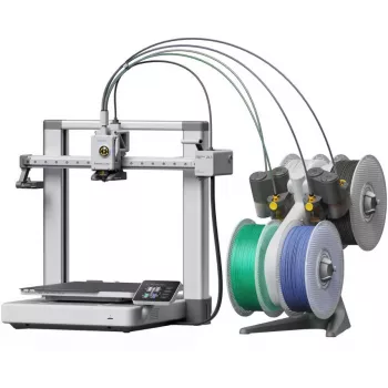BambuLab A1 Combo 3D spausdintuvas su AMS Lite, FDM, 256x256x256mm, 500mm/s, Wi-Fi, juodas