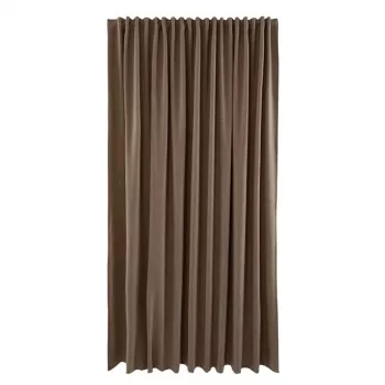 Bari W3630-5045 Šviesą praleidžianti užuolaida su kilpomis 260x280 cm smėlio spalvos