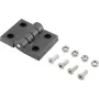 Basetech plastikinė lankstė 70x50x10 mm juoda 1 vnt. (BT-1697229)