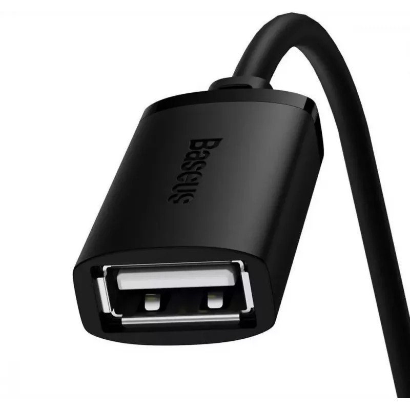 Baseus AirJoy Series USB 2.0 ilginamasis kabelis 1,5 m, juodas