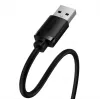 Baseus AirJoy Series USB 2.0 ilginamasis kabelis 1,5 m, juodas