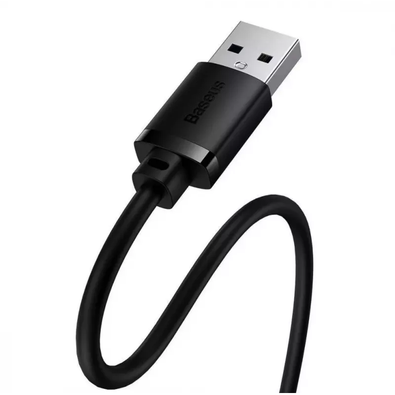 Baseus AirJoy Series USB 2.0 ilginamasis kabelis 1,5 m, juodas