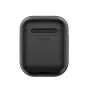 Baseus Apple 2in1 Silikoninis apsauginis ir belaidžio įkrovimo dėklas, skirtas AirPods, juodos spalvos