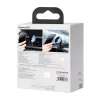 Baseus Big Energy automobilinis laikiklis su belaidžiu įkrovikliu 15W, skirtas iPhone 12/13 (juodas)