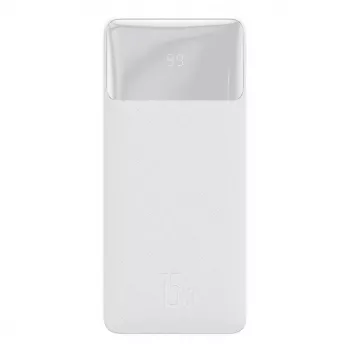 Baseus Bipow Powerbank with Display 10000mAh 15W (Overseas Edition) White
