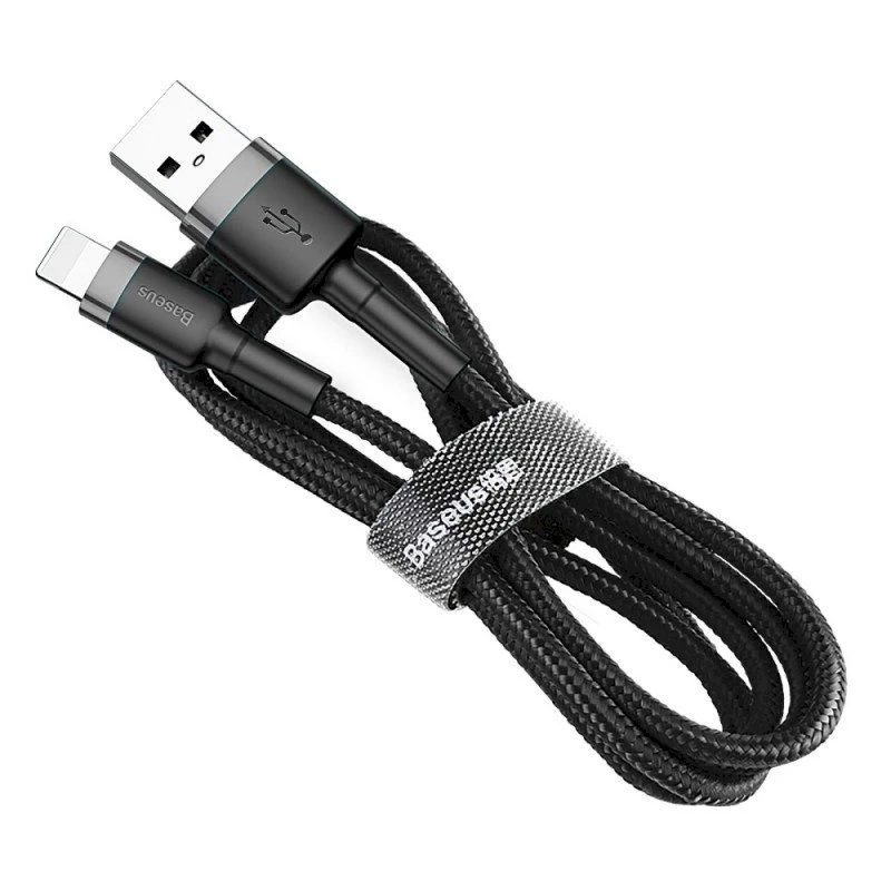 Baseus Cafule Lightning kabelis 2A 3m Auksinis/Juodas (CALKLF-RV1)