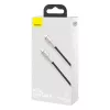 Baseus Cafule Series Metal USB-C į Lightning laidas PD 20W 1m juodas