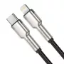 Baseus Cafule Series Metal USB-C į Lightning laidas PD 20W 1m juodas