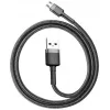 Baseus Cafule USB 2.0 Type A į Micro B kištukas-kištukas laidas 2m (juodas)