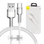 Baseus Cafule USB-A į USB-C laidas, 66W, 1m, baltas
