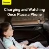 Baseus automobilinis laikiklis su belaidžiu įkrovikliu, galinės sėdynės telefono laikiklis, 15W, juodas (WXHZ-01)