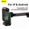 Baseus automobilinis laikiklis su belaidžiu įkrovikliu, galinės sėdynės telefono laikiklis, 15W, juodas (WXHZ-01)