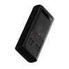 Automobilinis keitiklis Baseus IGBT 300W/220V su dviem EU lizdais, USB-C PD, USB-A QC, akumuliatoriaus spaustukais ir cigarečių degiklio laidais, juodas (CGNB010101)