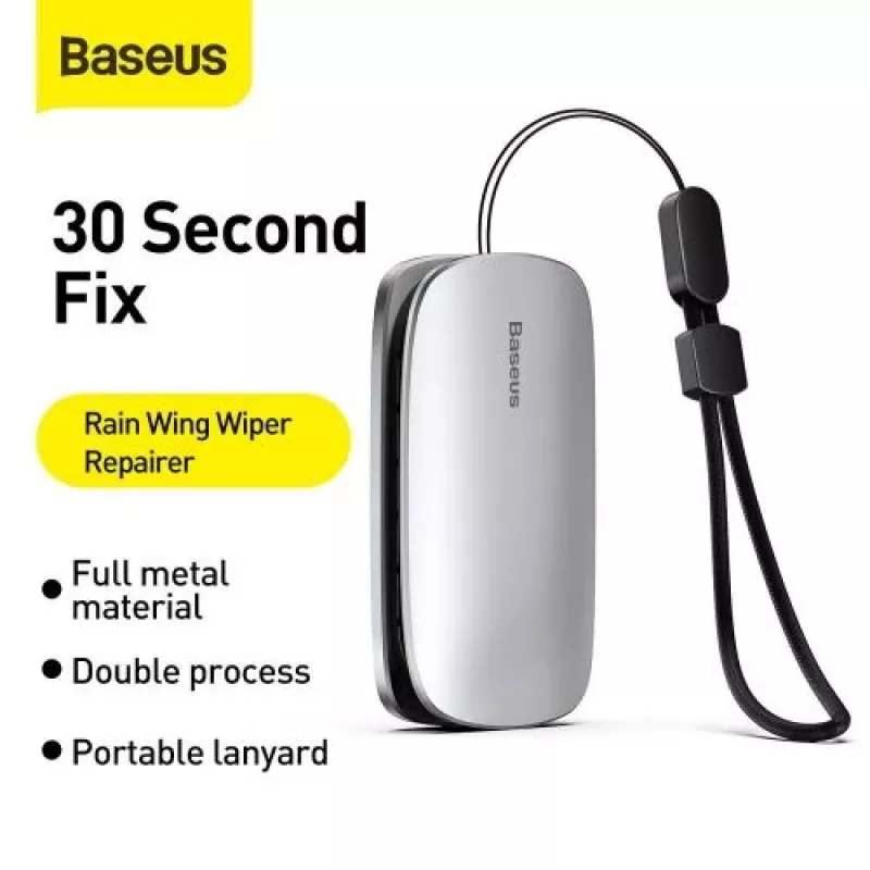 Baseus Car Tool Rain Wing Windscreen Wiper Repairer, Aliuminio Lydinys Sidabrinis (CRXFQ-0S)