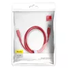 Baseus Colorful Cable USB-A į Lightning 2.4A 1,2m raudonas