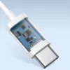 Baseus Encok C17 Į ausį įdedamos laidinės ausinės su USB Type-C mikrofonu, baltos (NGCR010002)