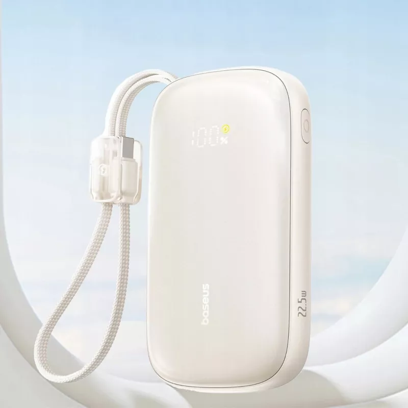 Baseus EnerFill FC21 Qpow 3 Ultra 20000 mAh 22.5W Smėlio spalvos