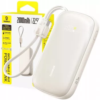 Baseus EnerFill FC21 Qpow 3 Ultra 20000 mAh 22.5W Smėlio spalvos