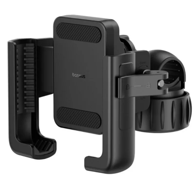 Baseus GoTrip Series Phone Holder for Bike, Scooter, Moped (5.7-7.2 inch), Black