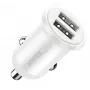 Baseus Grain Pro automobilinis įkroviklis 2x USB 4.8A baltas