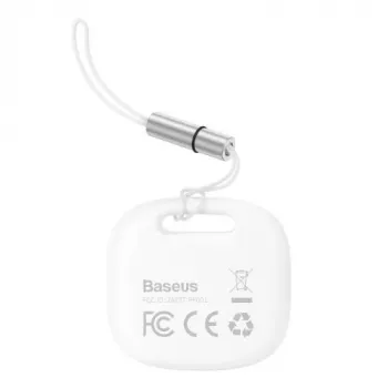 Baseus Home Intelligent T2 Pro raktų ir kitų daiktų radimo įrenginys su raktų pakabuku, belaidis, BT 5.0, baltas (FMTP000002)