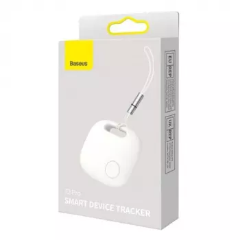 Baseus Home Intelligent T2 Pro raktų ir kitų daiktų radimo įrenginys su raktų pakabuku, belaidis, BT 5.0, baltas (FMTP000002)