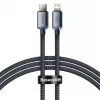 Baseus Lightning į USB-C PD QC kabelis 20W 480Mbps 1,2m Juodas