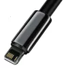 Baseus Lightning Tungsten Series Cable 2.4A, 1m Black (CALWJ-01)