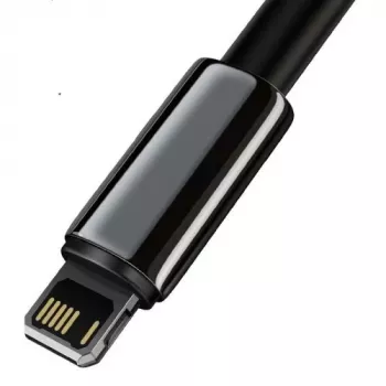 Baseus Lightning Tungsten Series Cable 2.4A, 1m Black (CALWJ-01)