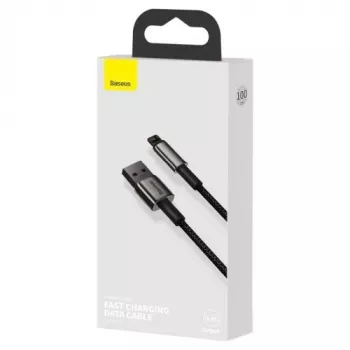 Baseus Lightning Tungsten Series Cable 2.4A, 1m Black (CALWJ-01)