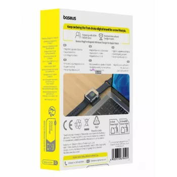 Baseus MagPro belaidis indukcinis įkroviklis, skirtas Apple Watch, 2.5W, juodas