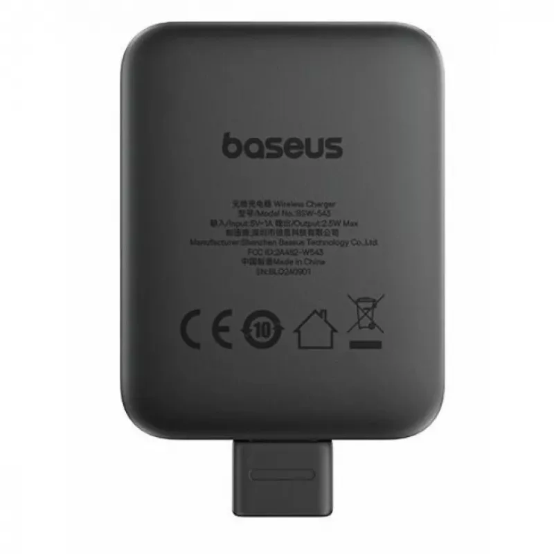 Baseus MagPro belaidis indukcinis įkroviklis, skirtas Apple Watch, 2.5W, juodas