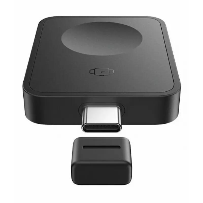 Baseus MagPro belaidis indukcinis įkroviklis, skirtas Apple Watch, 2.5W, juodas