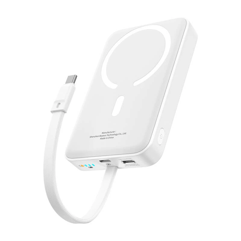 Baseus Mini 10000mAh 30W Magnetic Powerbank (Balta) Bayern Edition