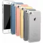 Baseus Simple Series Case, skirtas Apple iPhone 7, permatoma rožinio aukso spalvos