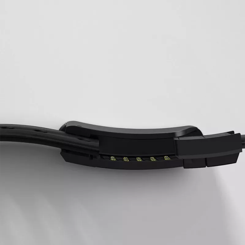 Baseus Slip-Thru dirželis apyrankė, skirta Apple Watch 3/4/5/6/SE 38mm/40mm, juoda (LBWSE-01)