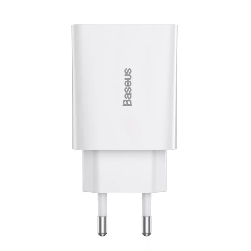 Baseus Speed Mini Quick Charger, USB-C, PD, 3A, 20W (Baltas)