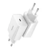 Baseus Speed Mini Quick Charger, USB-C, PD, 3A, 20W (Baltas)