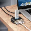 Baseus Square Round USB Adapter USB 3.0 / 3x USB 2.0 / 1m