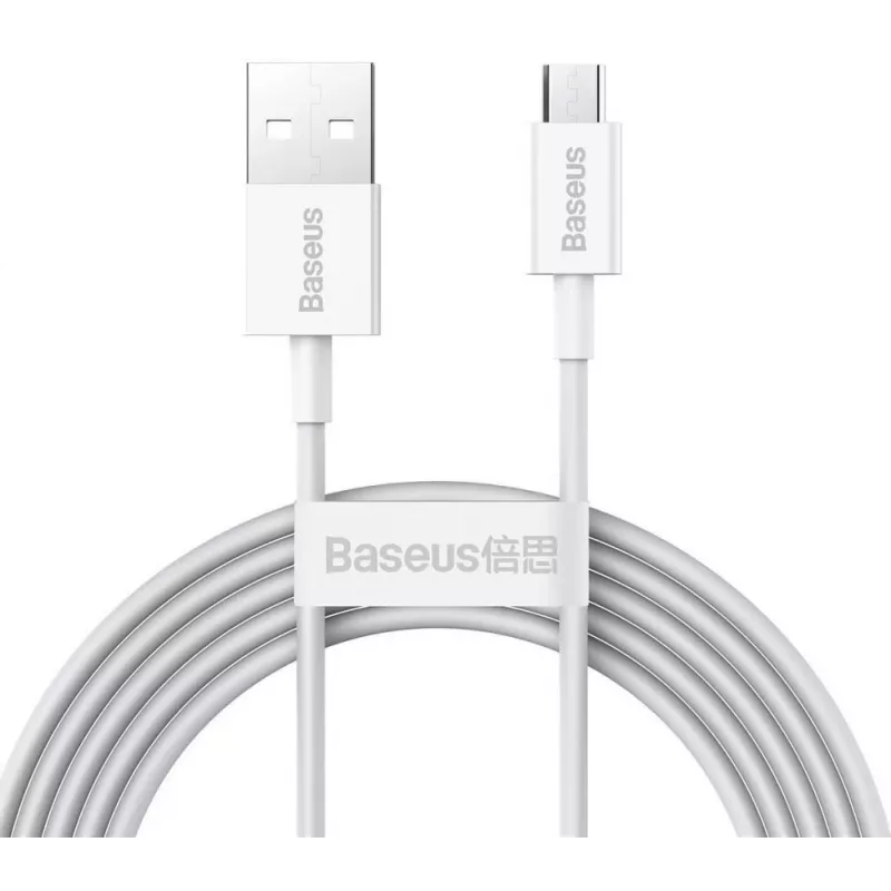 Baseus Superior Fast Charging Data Cable MicroUSB 1m White