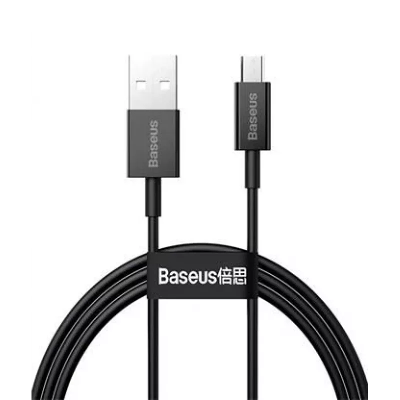 Baseus Superior Fast Charging Data Cable USB-A to Micro USB 1m Black