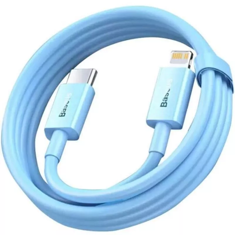 Baseus Superior Series USB-C į Lightning laidas 1m mėlynas 20W 480Mbps (CAYS001903)