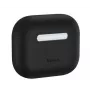 Baseus plonas silikoninis dėklas, skirtas Apple AirPods 3 - juodas