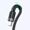 Baseus Type-C Cafule SuperCharge 40W PD 3.0 QC 3.0 1m Gray/Black USB-C į USB-C laidas (CATKLF-PG1)