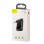 Baseus WXQY-01 Bluetooth 5.0 automobilinis AUX imtuvas su Micro USB įkrovimu – 10m veikimo atstumas, 145mAh, juodos spalvos